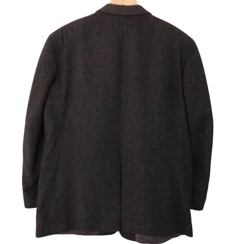 Camel Hair Sport‎ Coat Mens 44R Gianfranco Ruffini Italy Gray Tweed